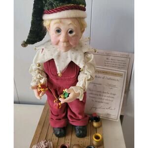2003 Jacqueline Kent Collection Miter Master Apprentice 342245 Christmas Elf COA
